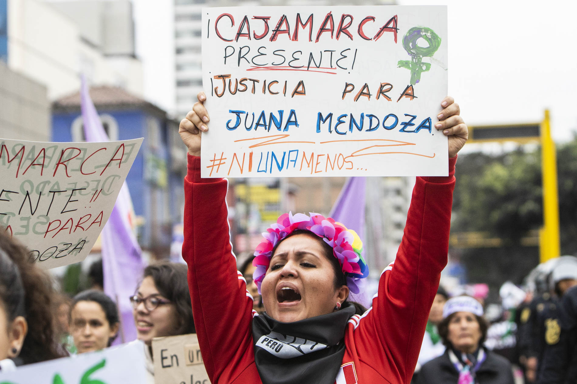 Manifestación 11 A en Lima Perú