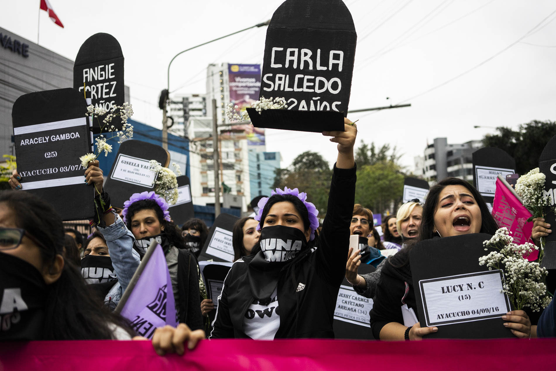 Manifestación 11 A en Lima Perú